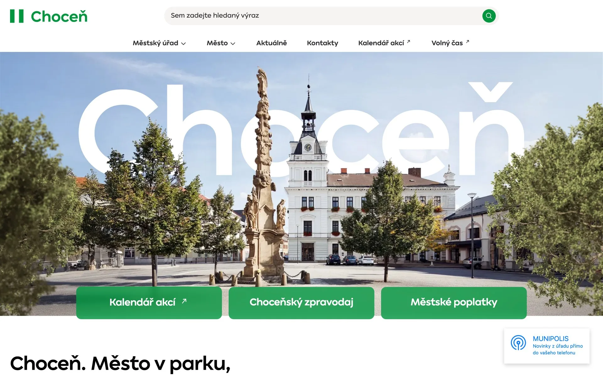 Město Choceň